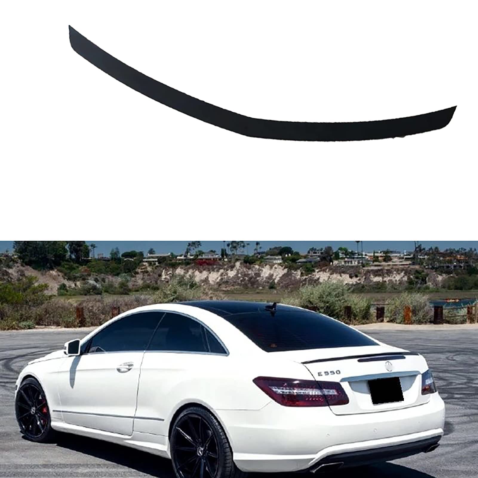 Auto -Heckspoiler für Mercedes Benz E-Class Coupe W207 C207 E200 E300 E350 2008-2016, Autoflügel von RiJpex