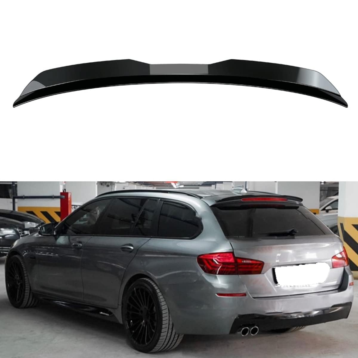 Auto hinteren Stoßfängerspoiler für BMW 5 F11 535i 2010 2011 2012 2013 2014 2015 2016 2017, Autodiffusor -Spoiler von RiJpex