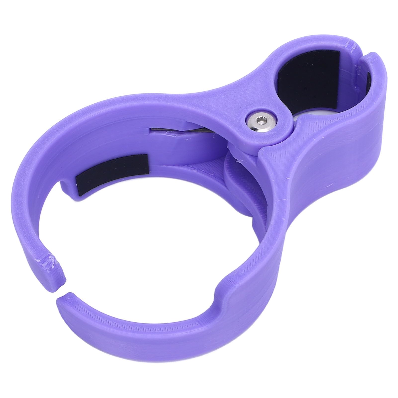 Fahrrad-Wasser Flaschen Halter, 3D-Druck Fahrrad-Cup-Halter mit Clip-on-Design für Klapp (Purple) von RiToEasysports