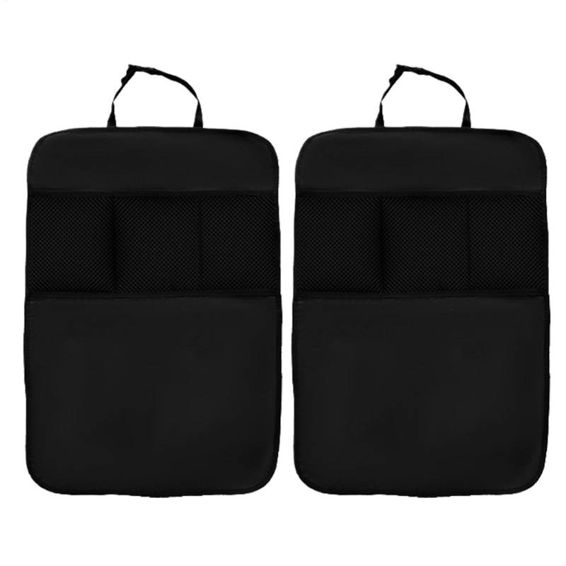 2X Car Back Seat Cover with Storage Bag, Anti-Kick Rear Seat Protector, Automotive Interior Protection Cover, Durable and Easy-to-Install Car Backseat Shield for Full Protection von Riaisttd