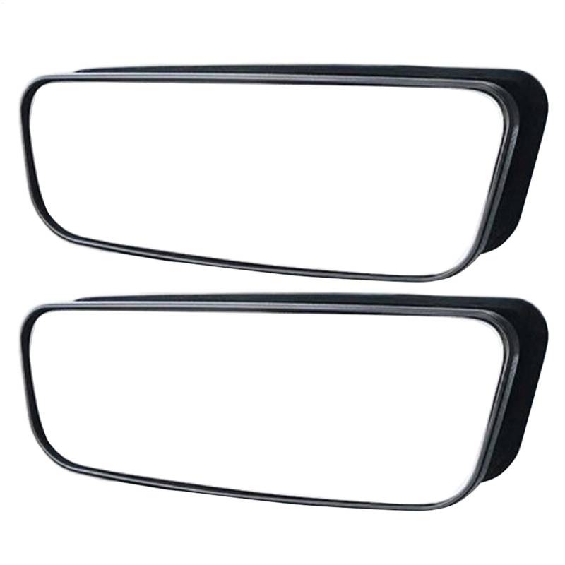 Blindspot Fish Eye Mirrors Rectangle Wide Angle Stick-On Side View 2X Mirrors for Cars Motorcycles Trucks RVs Boats Trailers Golf Carts Improve Visibility Reduce Blind Spots for Safer Driving von Riaisttd