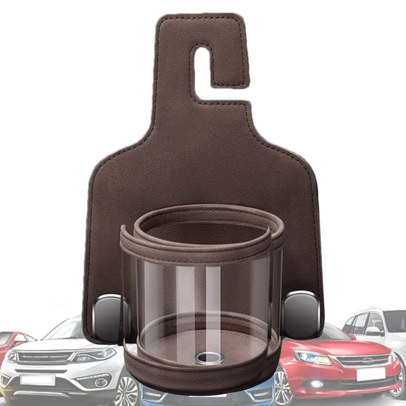 Car Seat Drink Holder, Hanging Car Beverage Holder, Car Cup Holder Hanging Accessory, Hanging Car Cup Holder with Metal Hooks, 17.8x12x8.5cm/7.01x4.72x3.35 Inches for Travel von Riaisttd