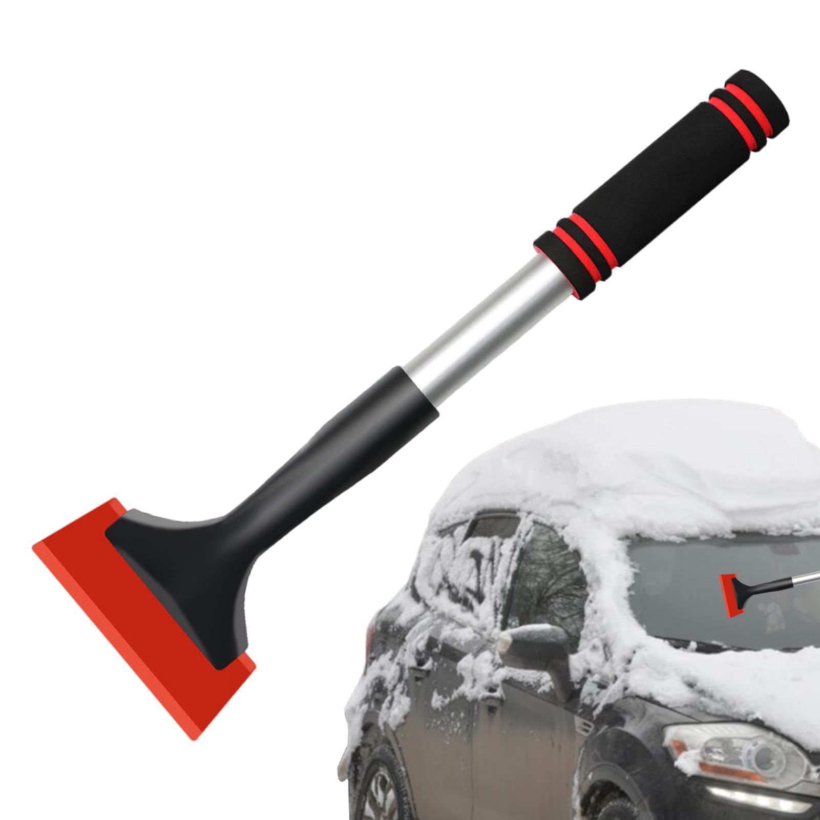 Riaisttd Car Window Cleaner | Snow Scraper with Foam Grip for Comfortable Use | Effective Window Wiper Tool for Ice Removal | Winter Accessory Compatible with Most Cars and SUVs | Practical Design fo von Riaisttd