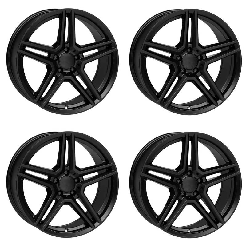 4x Rial Felgen Alufelgen M10 8.5Jx20 ET29 5x112 racing-schwarz kompatibel mit AUDI A4 A5 A6 A7 A8 Q5 S4 S5 S6 S7 S8 SQ5 von Rial