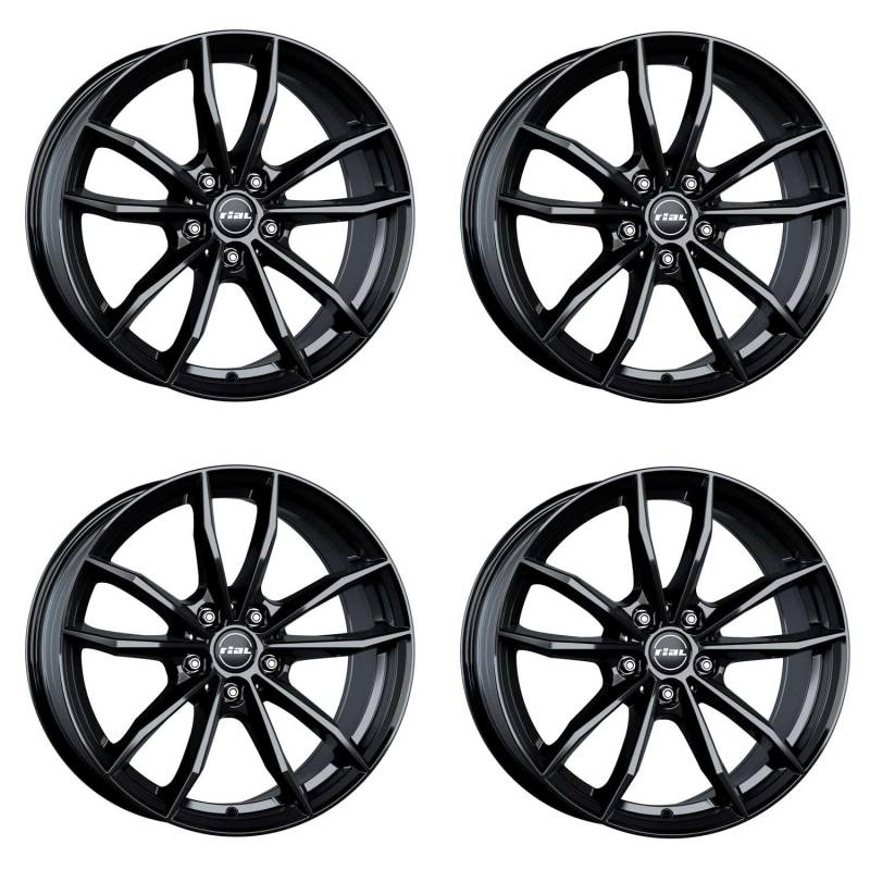 4x Rial Felgen X12 7.5Jx18 ET51 5x112 metal-grey kompatibel mit SKODA Octavia von Rial