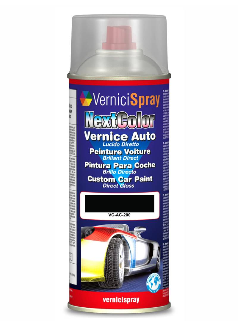 Spraydose Autolack CITROEN 200 SCHWARZ - Spraydose in Originalfarbe des Herstellers, 400 ml von Ricambi Auto Store