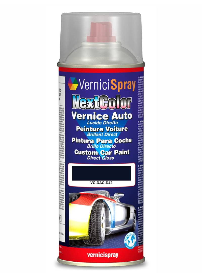 Spraydose DACIA D42 BLEU NAVY - Autolack in Originalfarbe des Herstellers, 400 ml von Ricambi Auto Store