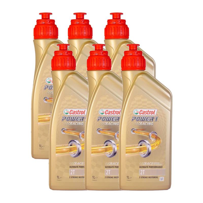 Motorenöl Castrol Power 1 Racing 2T Liter 6 von Ricambi Russo