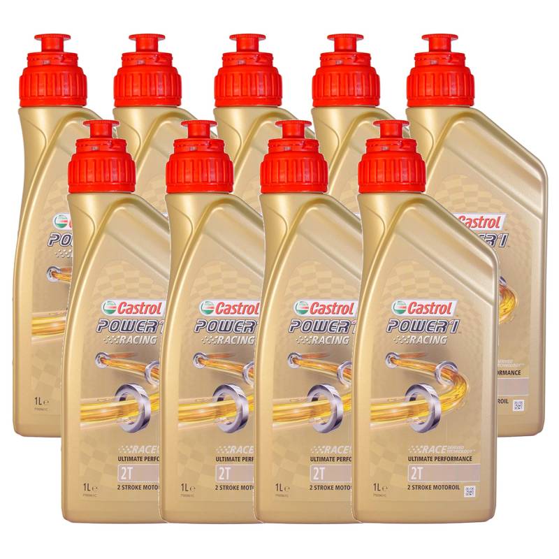 Ricambi Russo Motoröl Motorrad Castrol Power 1 Racing 2T L 9 von Ricambi Russo