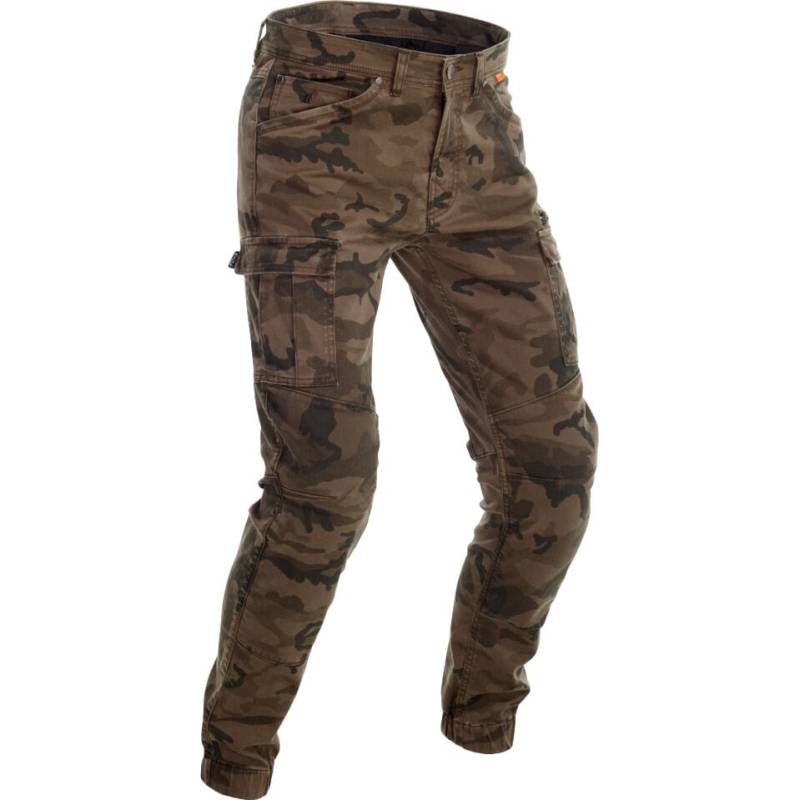 Richa Apache Textilhose kurz army camo/braun 32 Herren von Richa