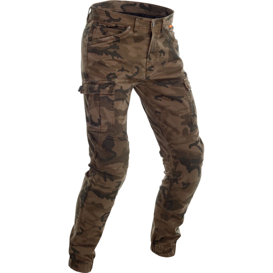 Richa Apache Textilhose kurz army camo/braun 46 Herren von Richa