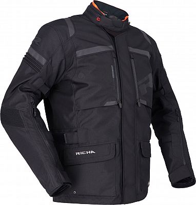 Richa Brutus GTX, Textiljacke Gore-Tex - Schwarz - Kurz XL von Richa