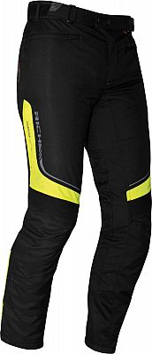 Richa Colorado, Textilhose wasserdicht - Schwarz/Neon-Gelb - 5XL von Richa