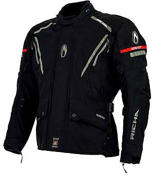 Richa Cyclone, Textiljacke Gore-Tex - Schwarz/Rot - S von Richa