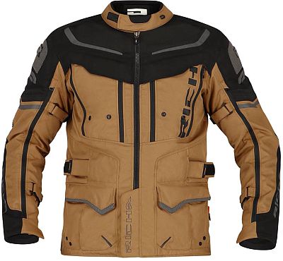 Richa Infinity 2 Adventure, Textiljacke wasserdicht - Hellbraun/Schwarz - M von Richa