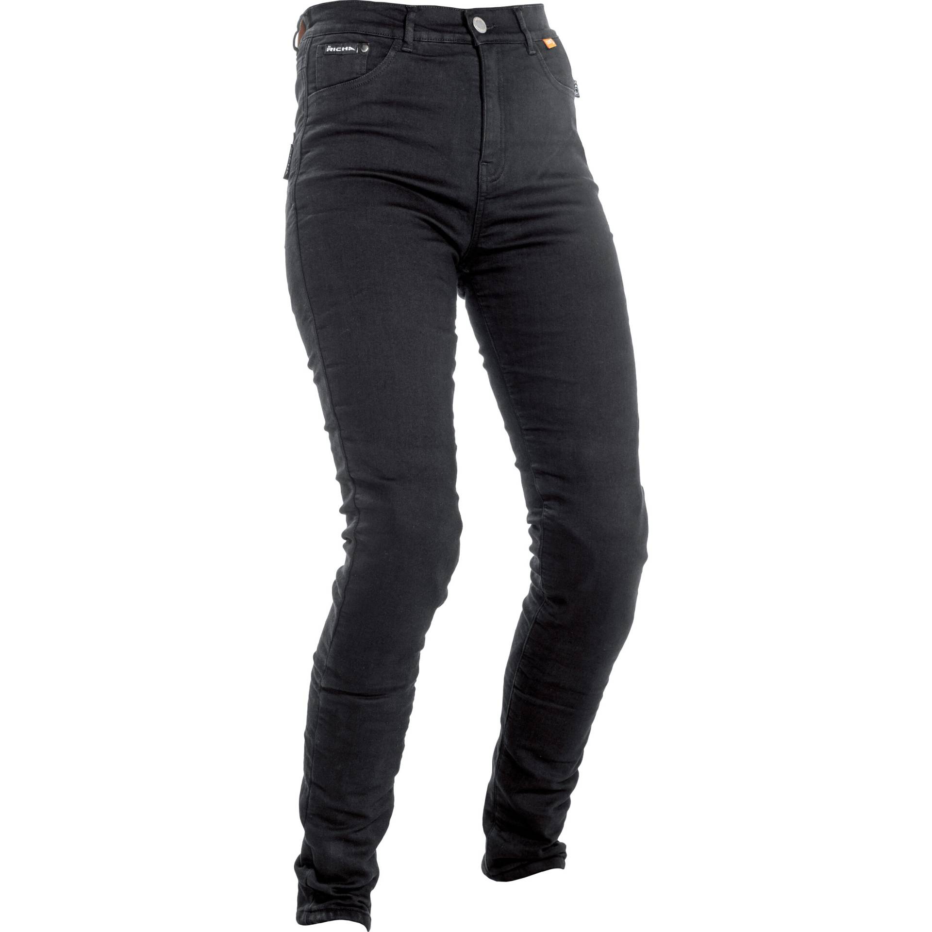 Richa Jeggings Damen Textilhose kurz schwarz 26 Damen von Richa