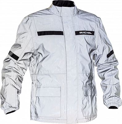 Richa Rain Flare, Regenjacke - Silber - 2XL von Richa