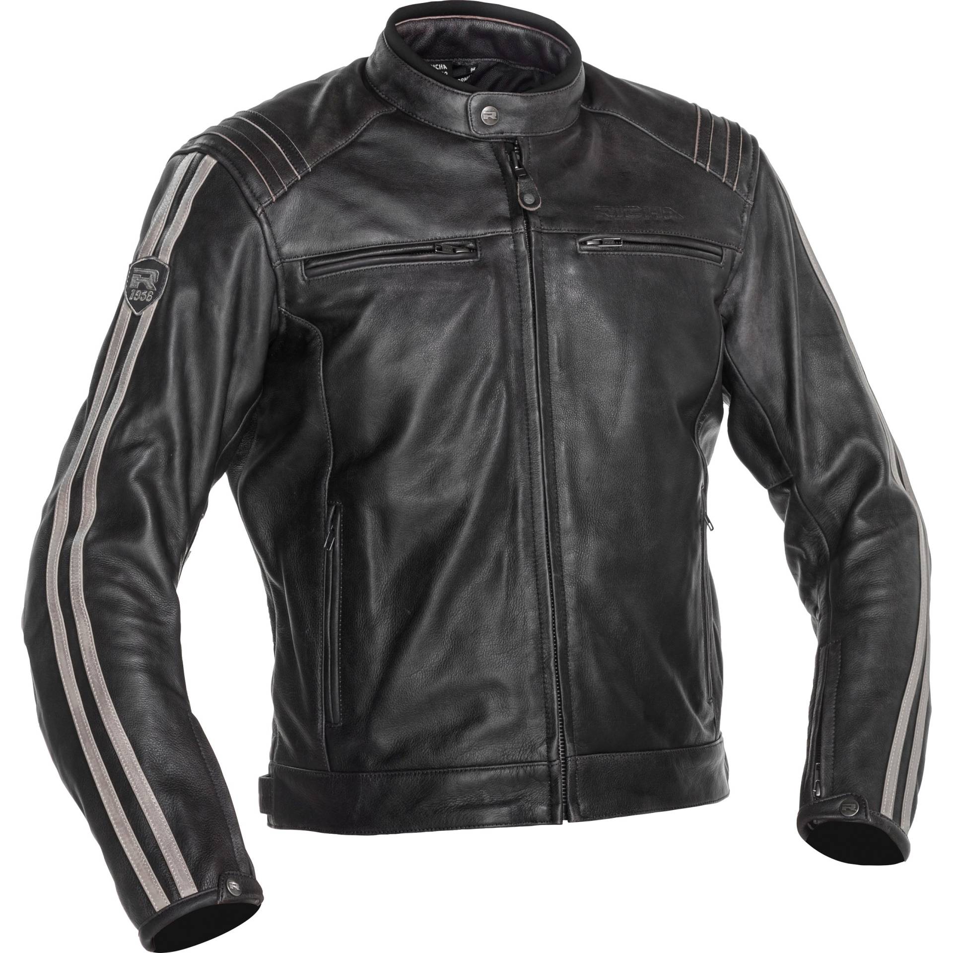 Richa Retro Racing 3 Lederjacke braun 54 Herren von Richa