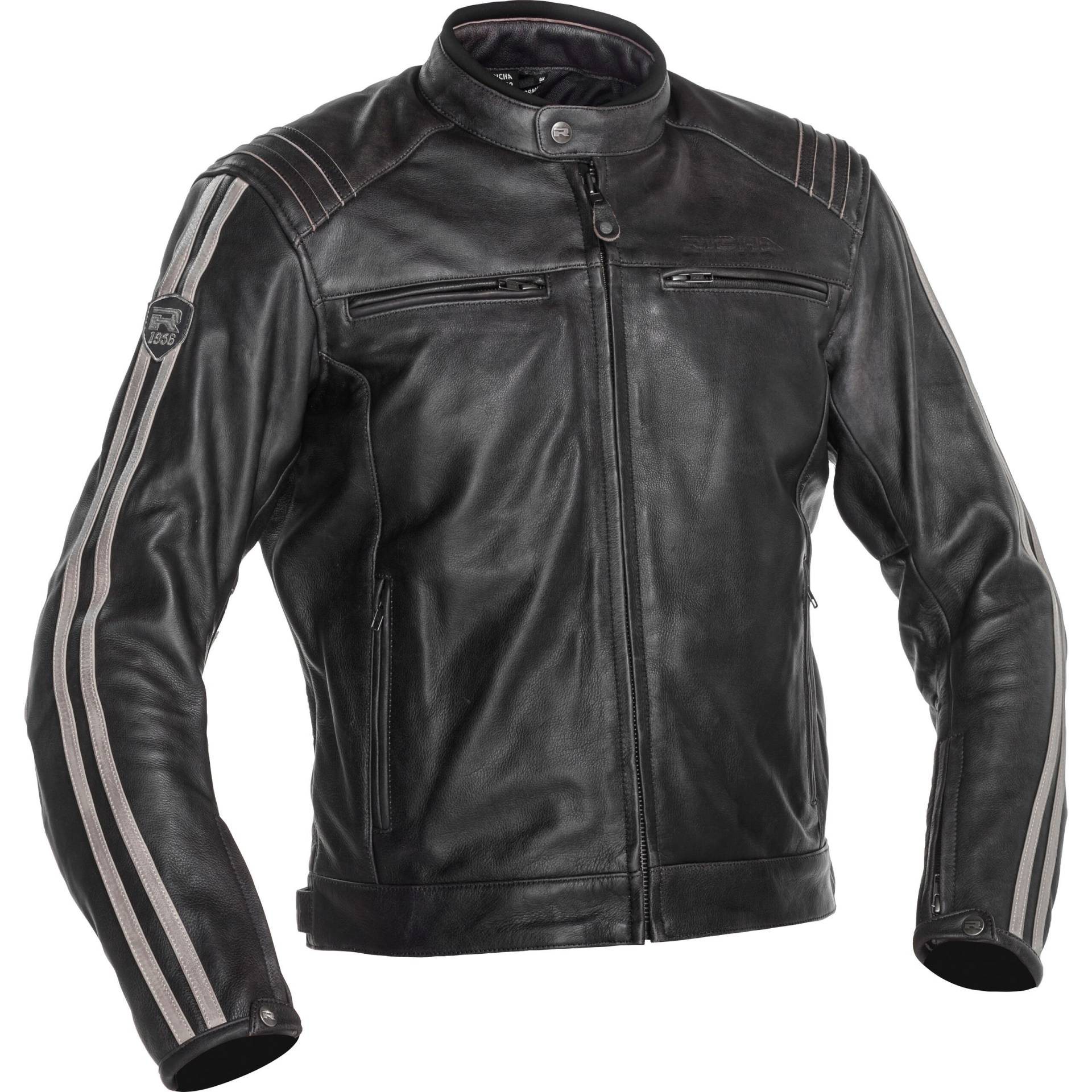 Richa Retro Racing 3 Lederjacke braun 60 Herren von Richa