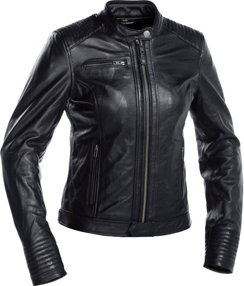 Richa Scarlett Damen Motorrad Lederjacke, schwarz, 46 von Richa