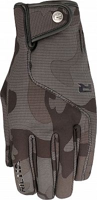 Richa Scoot Softshell Camo, Handschuhe - Schwarz/Grau/Dunkelgrau - S von Richa