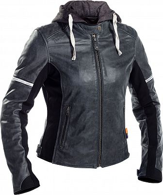 Richa Toulon 2, Lederjacke Damen - Grau - 38 von Richa