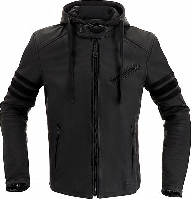 Richa Toulon Black Edition, Lederjacke - Schwarz - 46 von Richa