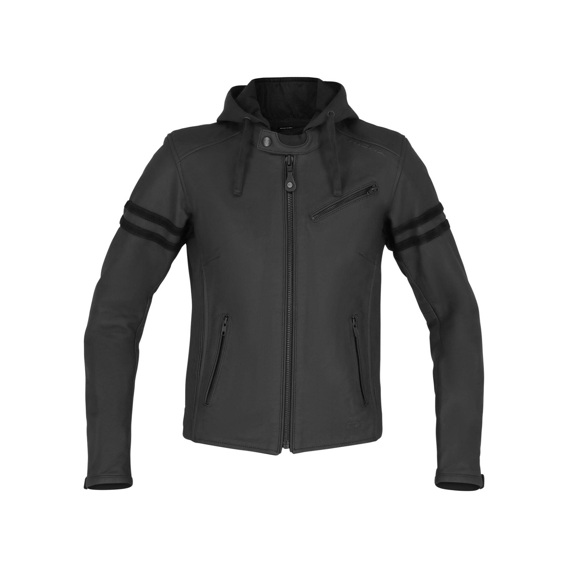 Richa Toulon Damen Lederjacke Black Edition schwarz 40 Damen von Richa