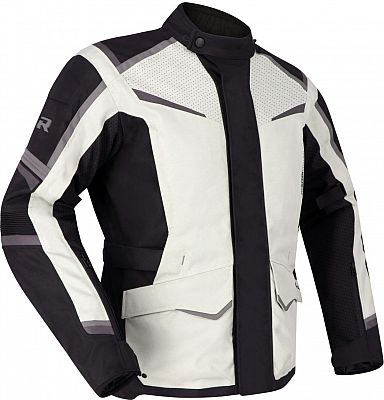 Richa Tundra, Textiljacke wasserdicht - Hellgrau/Grau/Schwarz - 4XL von Richa