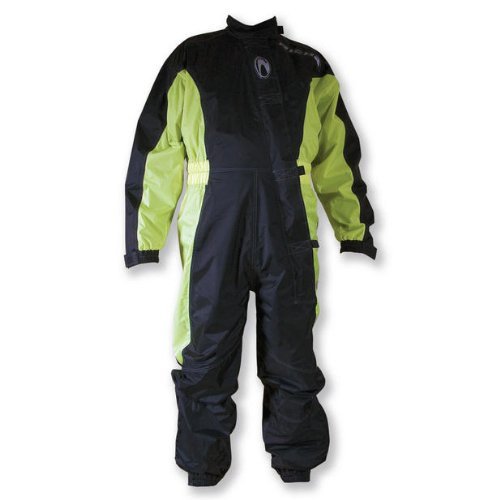 Richa Typhoon Motorrad Wasserfeste Regenanzug - XL - Schwarz/Fluro von Richa