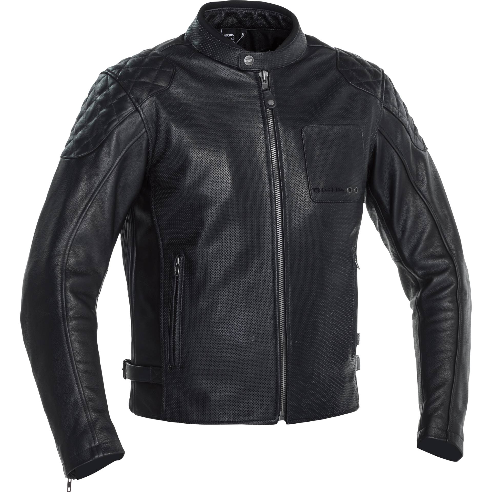 Richa Yorktown Lederjacke schwarz 62 Herren von Richa