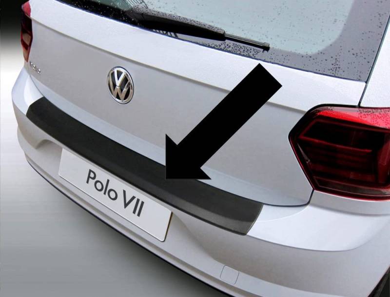 Original RGM Ladekantenschutz schwarz passend für VW Polo VI Schrägheck Typ AW 5-Türer vor Facelift Baujahre 06.2017-03.2021 RBP631 von Richard Grant Mouldings Ltd.