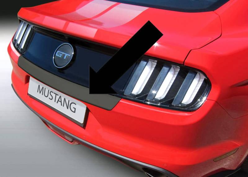 Richard Grant Mouldings Ltd. Original RGM Ladekantenschutz schwarz passend für Ford Mustang VI Coupé und Cabrio Baujahre 01.2015-12.2017 (Artikel Kurze Version) RBP670 von Richard Grant Mouldings Ltd.