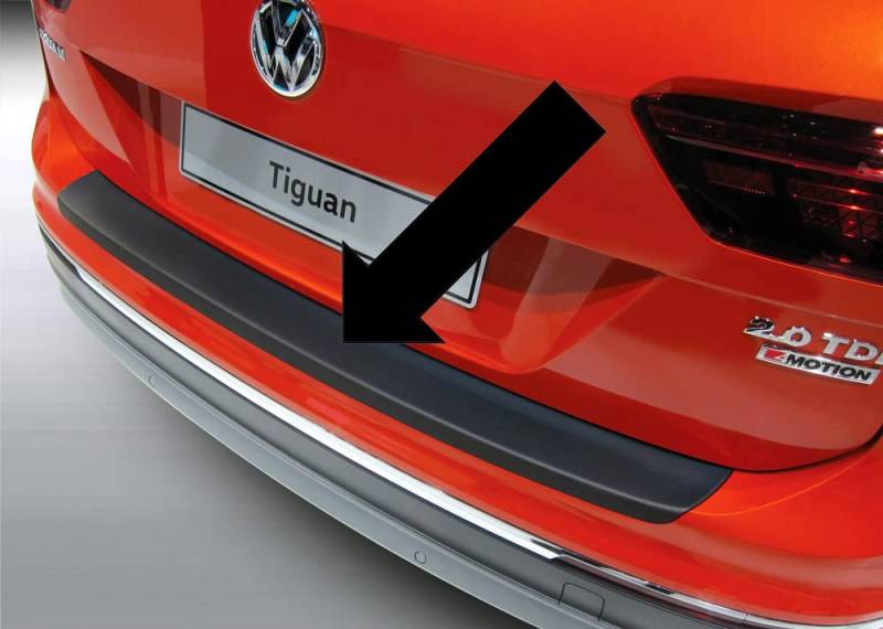 Richard Grant Mouldings Ltd. Original RGM Ladekantenschutz schwarz passend für Volkswagen VW Tiguan II SUV Kombi 5-Türer ab Baujahr 01.2016- RBP900 von Richard Grant Mouldings Ltd.