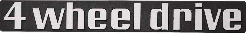 Richter Auto Relief Schild 4 Wheel Drive 20 cm Emblem HR 14516 selbstklebend von Richter