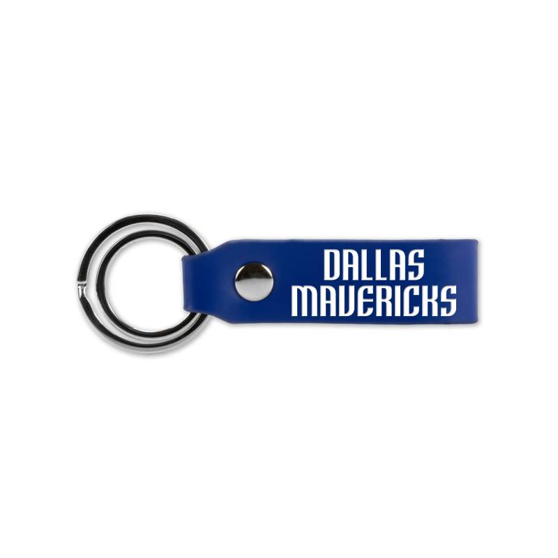 Rico Industries NBA Basketball Dallas Mavericks Royal Laser Gravur Silikon Schlüsselanhänger von Rico Industries