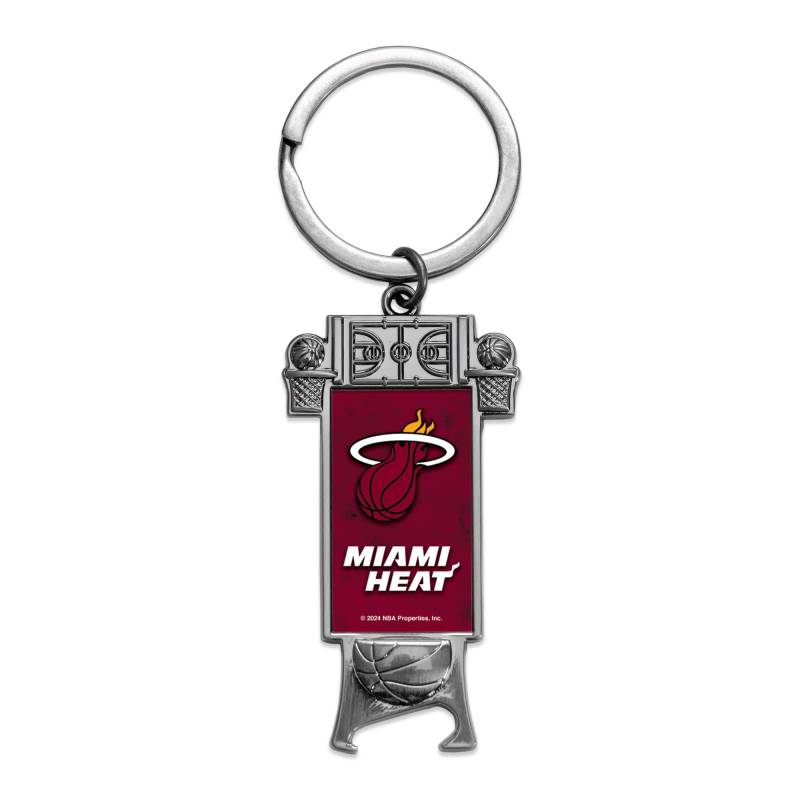 Rico Industries NBA Basketball Miami Heat Sculpted Flaschenöffner Schlüsselanhänger – tolles Geschenk von Rico Industries