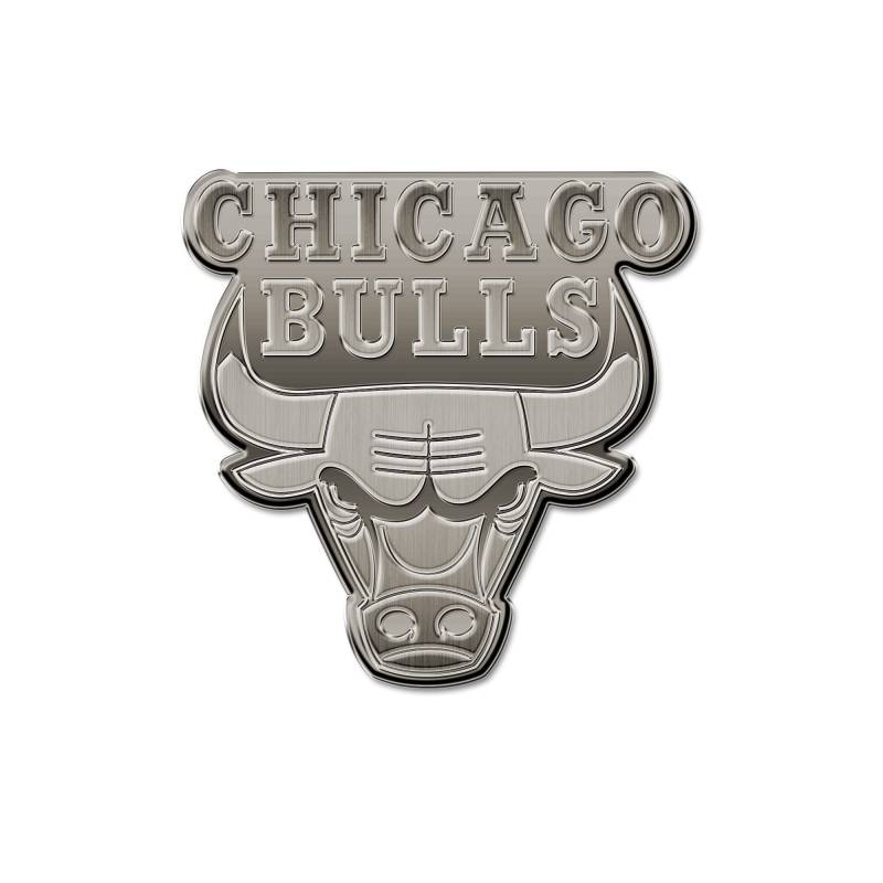 Rico Industries NBA Chicago Bulls Antik Auto Emblem Antik Nickel Auto Emblem für Auto LKW SUV von Rico Industries