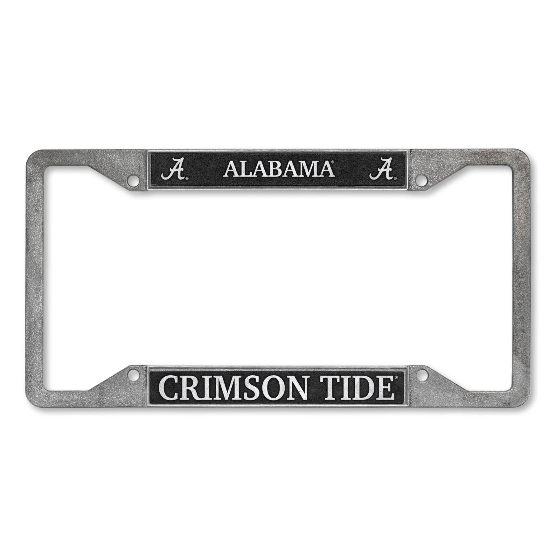 Rico Industries NCAA Alabama Crimson Tide Kennzeichenrahmen aus Zinn, 30,5 x 15,2 cm von Rico Industries