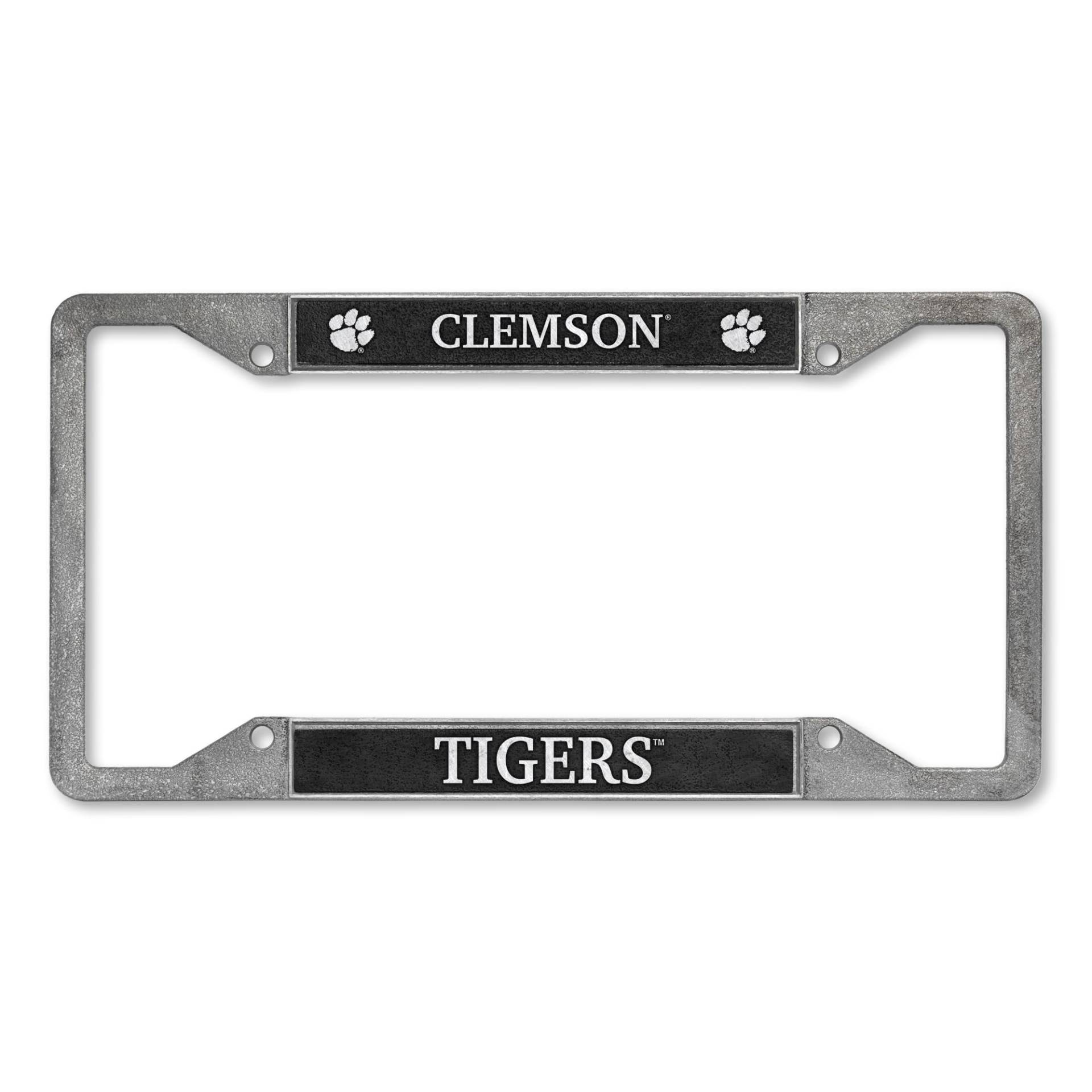 Rico Industries NCAA Clemson Tigers Nummernschild-Rahmen aus Zinn, 30,5 x 15,2 cm von Rico Industries