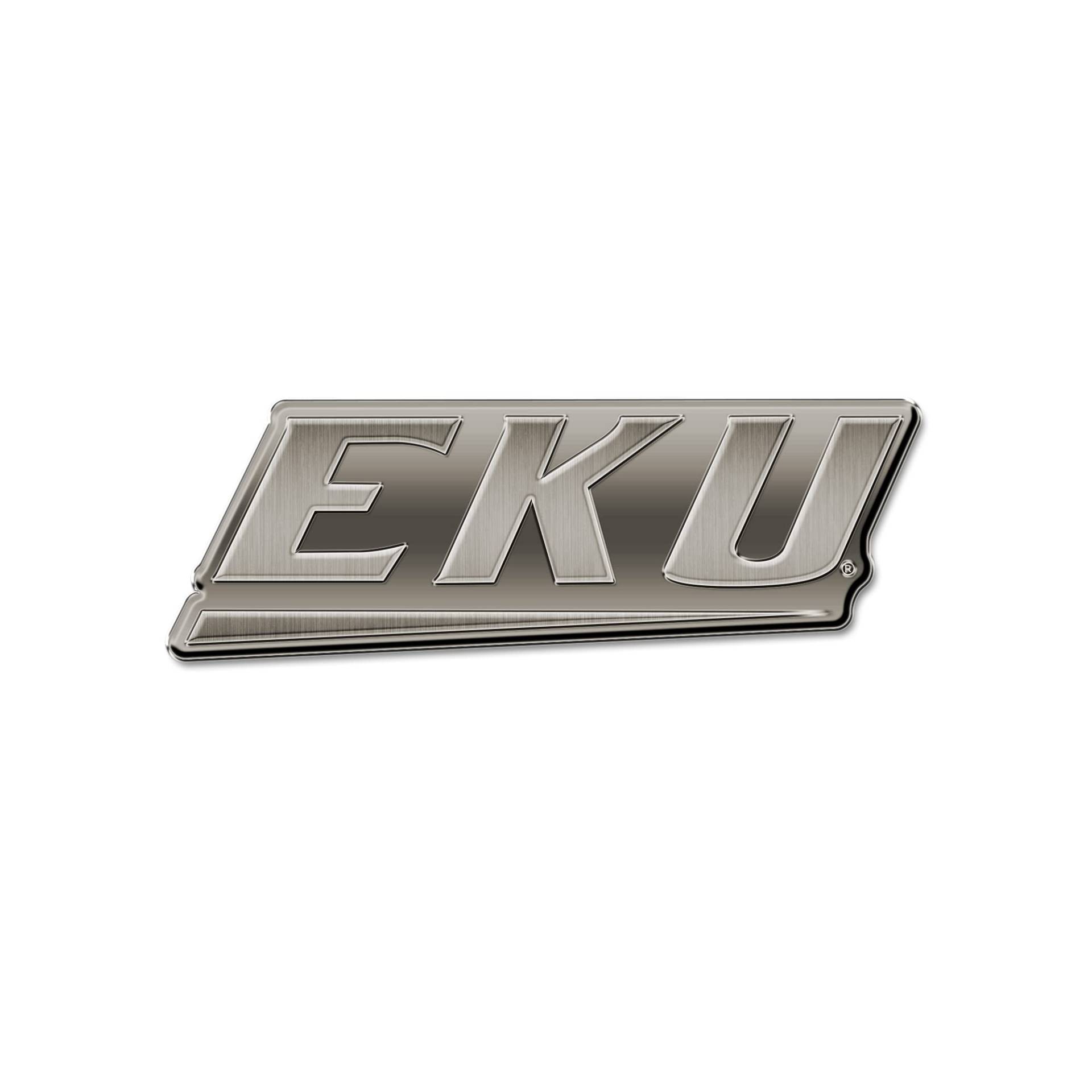 Rico Industries NCAA Eastern Kentucky Colonels Antik Auto Emblem Antik Nickel Auto Emblem für Auto/LKW/SUV von Rico Industries