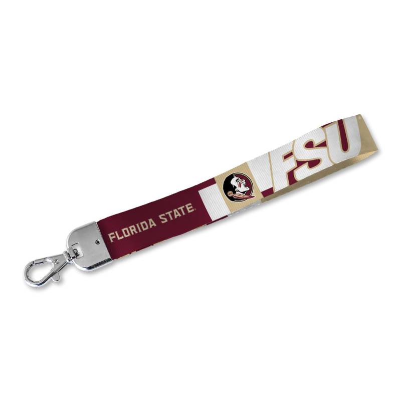 Rico Industries NCAA Florida State Seminoles Handgelenk-Schlüsselband, niedlicher Handgelenkriemen, Schlüsselanhängerhalter für Damen und Herren, Autoschlüssel, Ausweise, Karten, Geldbörse, Telefon, von Rico Industries