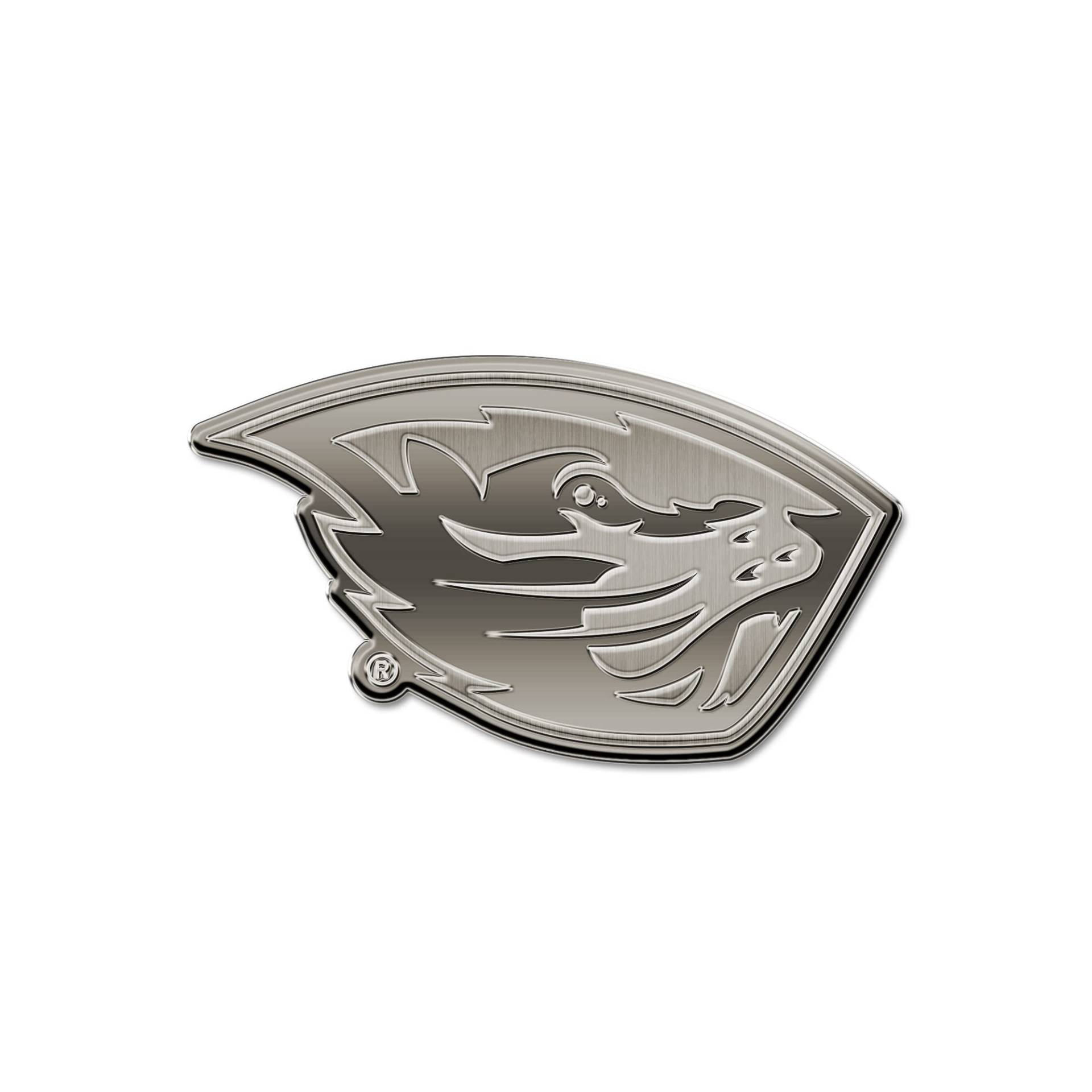 Rico Industries NCAA Oregon State Beavers Antikes Auto-Emblem Antikes Nickel Auto-Emblem für Auto/LKW/SUV von Rico Industries