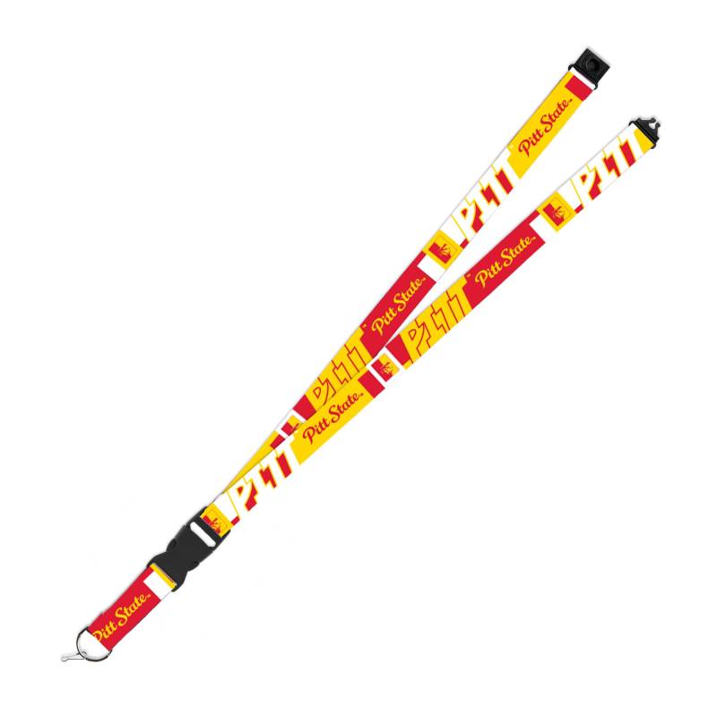 Rico Industries NCAA Pittsburg State Gorillas Standard-Handgelenk-Schlüsselband, niedlicher Handschlaufe, Schlüsselanhänger für Damen und Herren, Autoschlüssel, Ausweis, Karte, Geldbörse, Handykamera von Rico Industries