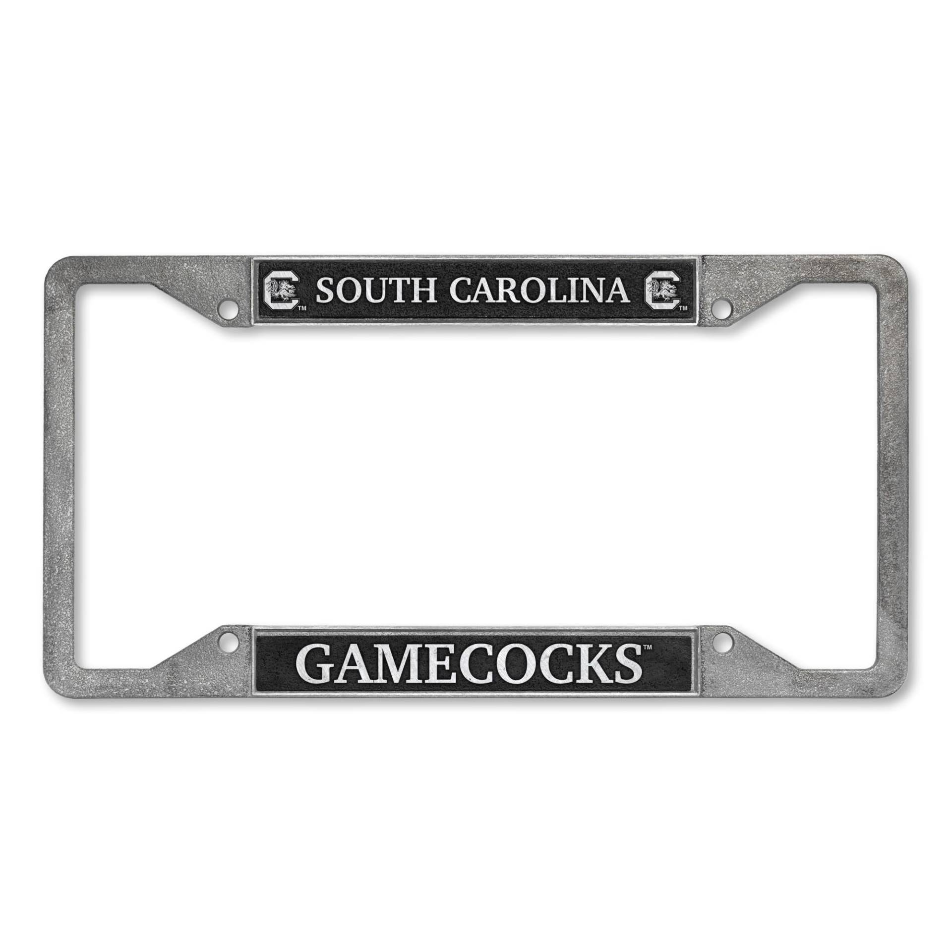 Rico Industries NCAA South Carolina Gamecocks Nummernschild-Rahmen aus Zinn, 30,5 x 15,2 cm von Rico Industries