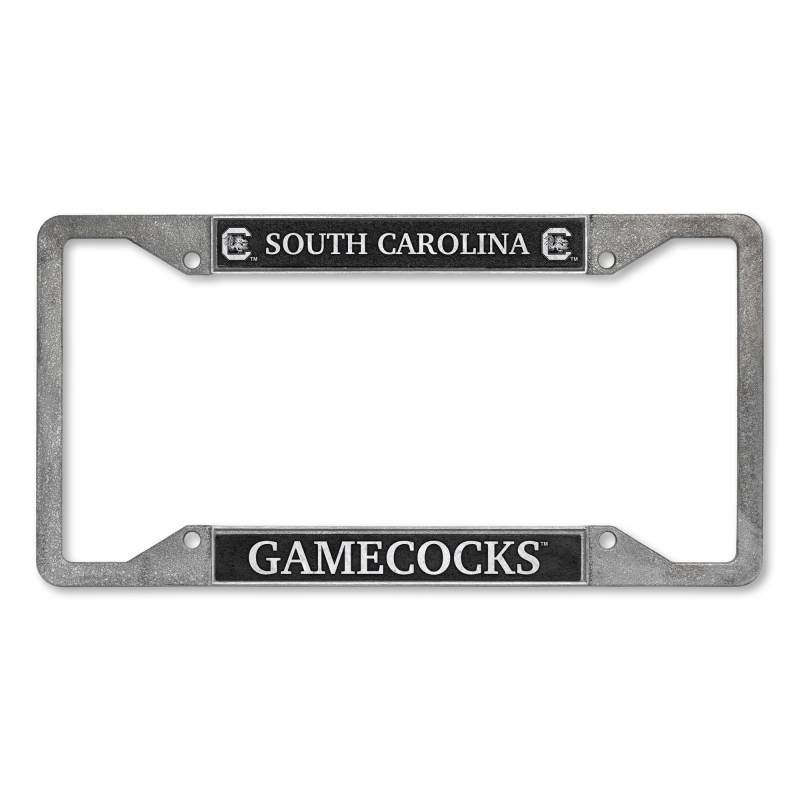 Rico Industries NCAA South Carolina Gamecocks Nummernschild-Rahmen aus Zinn, 30,5 x 15,2 cm von Rico Industries