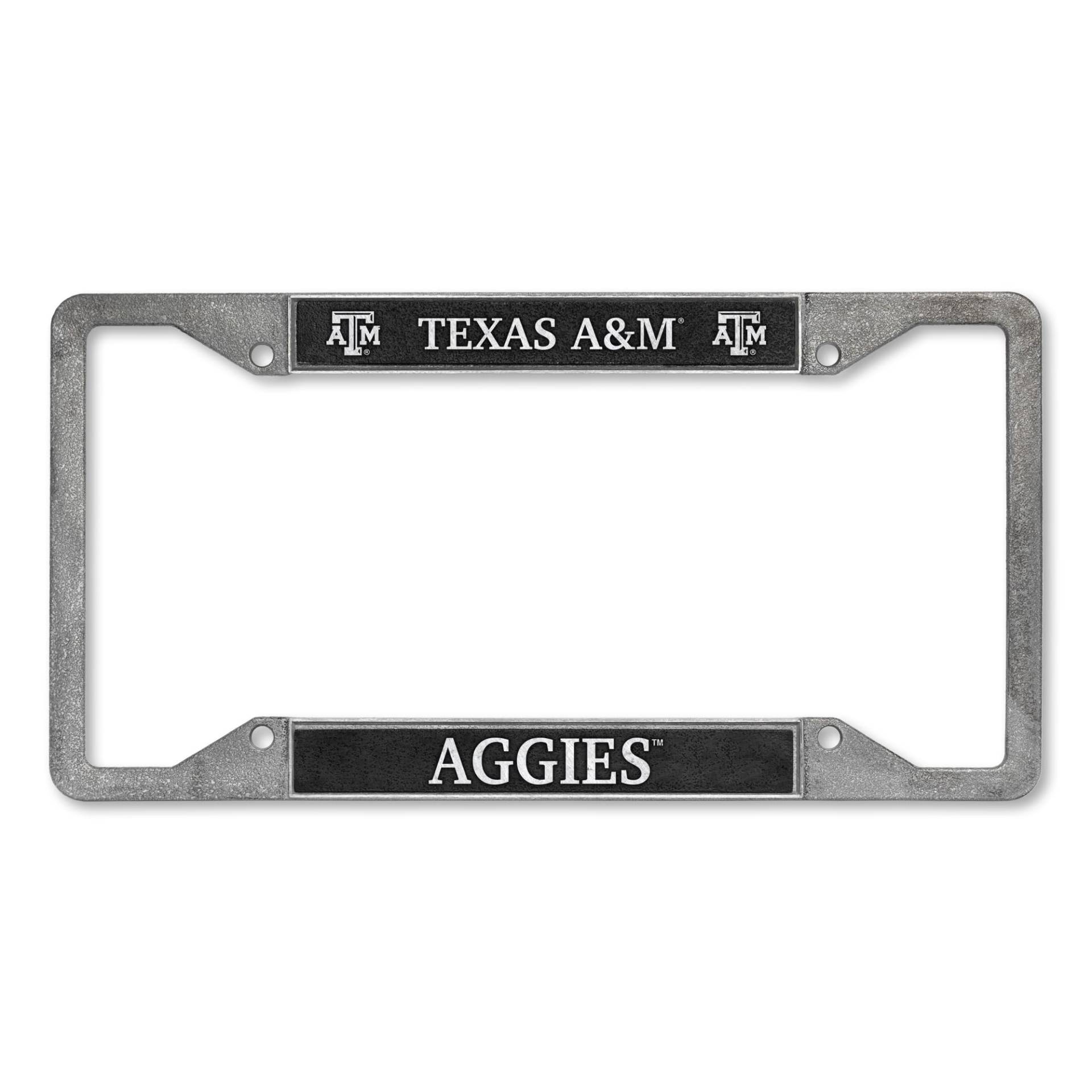 Rico Industries NCAA Texas A&M Aggies Nummernschild-Rahmen aus Zinn, 30,5 x 15,2 cm von Rico Industries