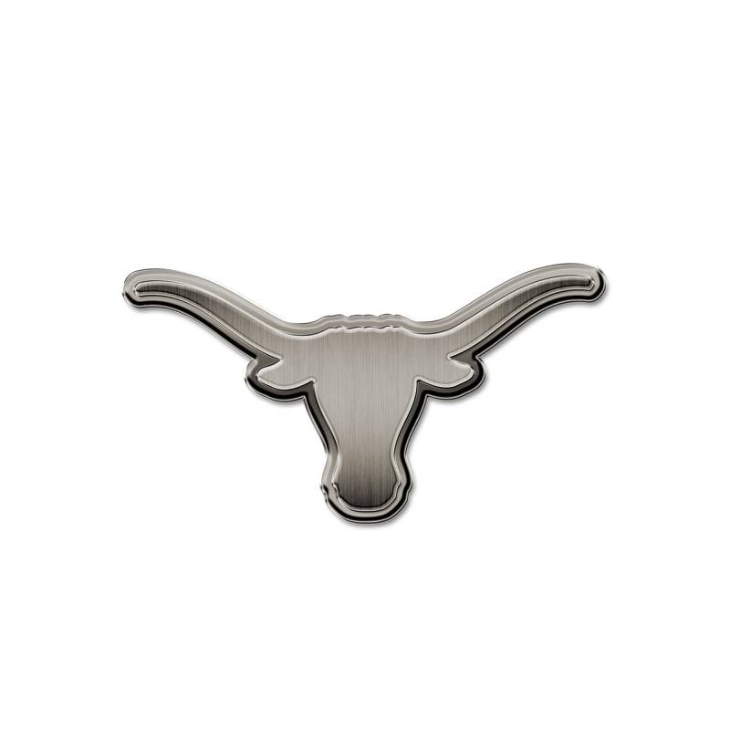 Rico Industries NCAA Texas Longhorns Antikes Auto-Emblem Antik Nickel Auto Emblem für Auto/LKW/SUV von Rico Industries