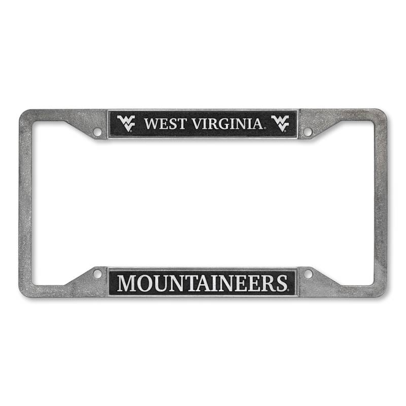 Rico Industries NCAA West Virginia Mountaineers Zinn Kennzeichenrahmen 30,5 x 15,2 cm von Rico Industries