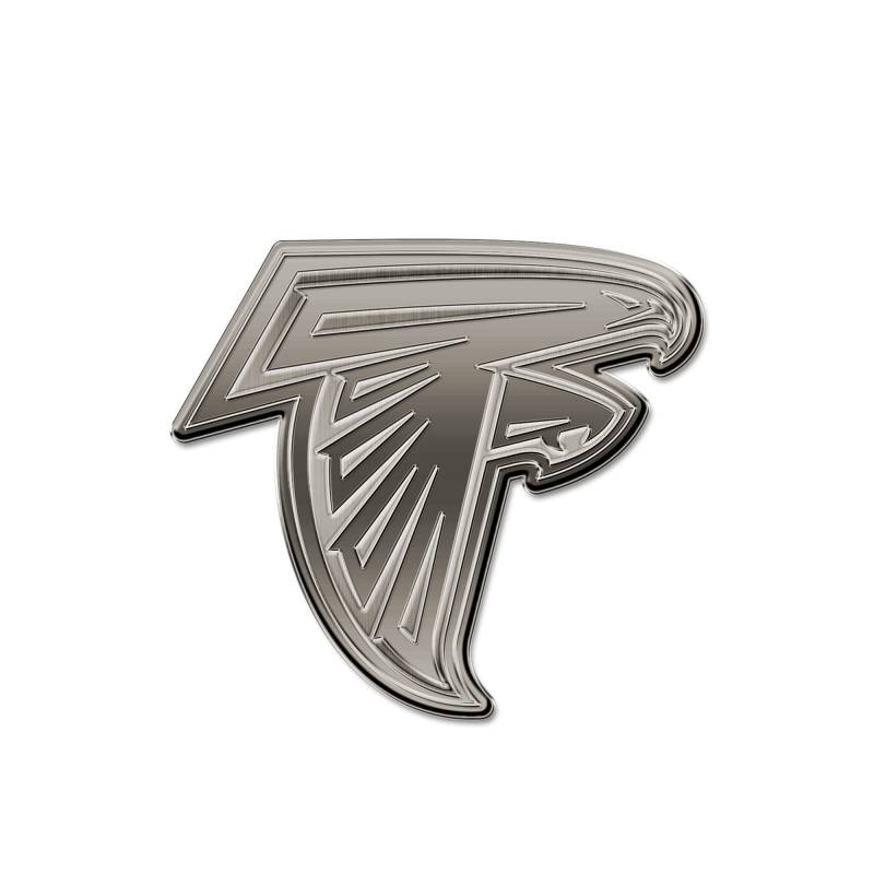 Rico Industries NFL Atlanta Falcons Antik Auto Emblem Antik Nickel Auto Emblem für Auto LKW SUV von Rico Industries